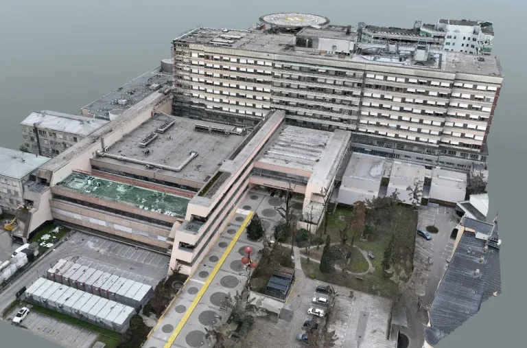 Prostorski prikaz kompleksa UKC Ljubljana
