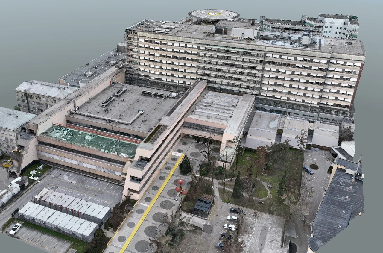 Prostorski prikaz kompleksa UKC Ljubljana